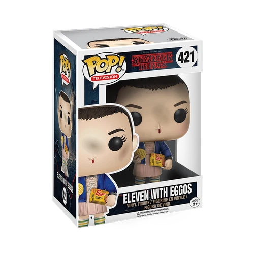 Funko Pop! Vinyl: Stranger Things - Eleven with Eggos #421 With Protector