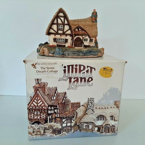 Lilliput Lane THE SEVEN DWARFS, SIGNED!!!, Disney, 50th Anniversary Edition RARE - Picture 12 of 12