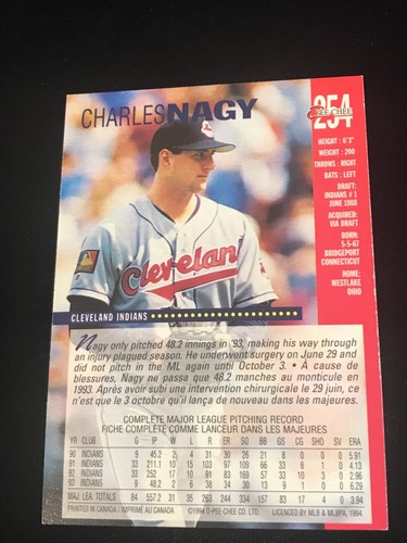1994 O-Pee-Chee Baseball - - - Pick A Card -#1 - #268 - Picture 416 of 442