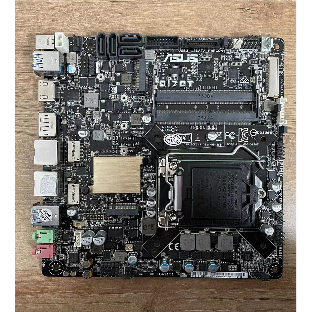 FOR ASUS Q170T Motherboard Support 1151PIN 32GB Q170 DDR4 HDMI 100
