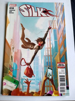 Marvel Comics Silk 18 standard cover 2016