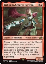 Lightning, Security Sergeant [FINAL FANTASY] MTG