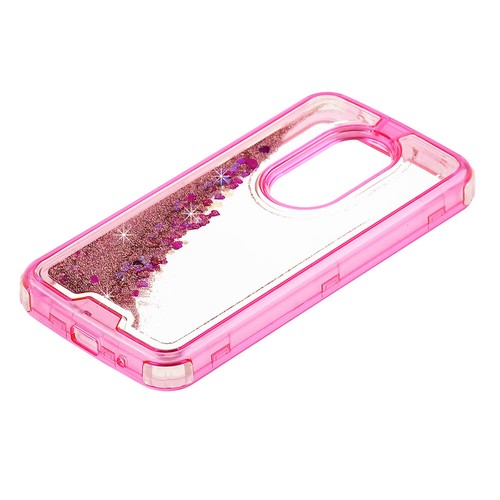 For Motorola Moto E5 Plus | Supra - Waterfall Glitter Liquid Armor Cover Case - Picture 17 of 36