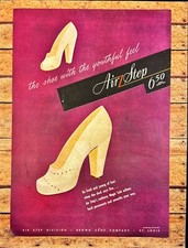 Brown Shoe Co Airstep Women Shoes St. Louis Vintage Print Ad 1944