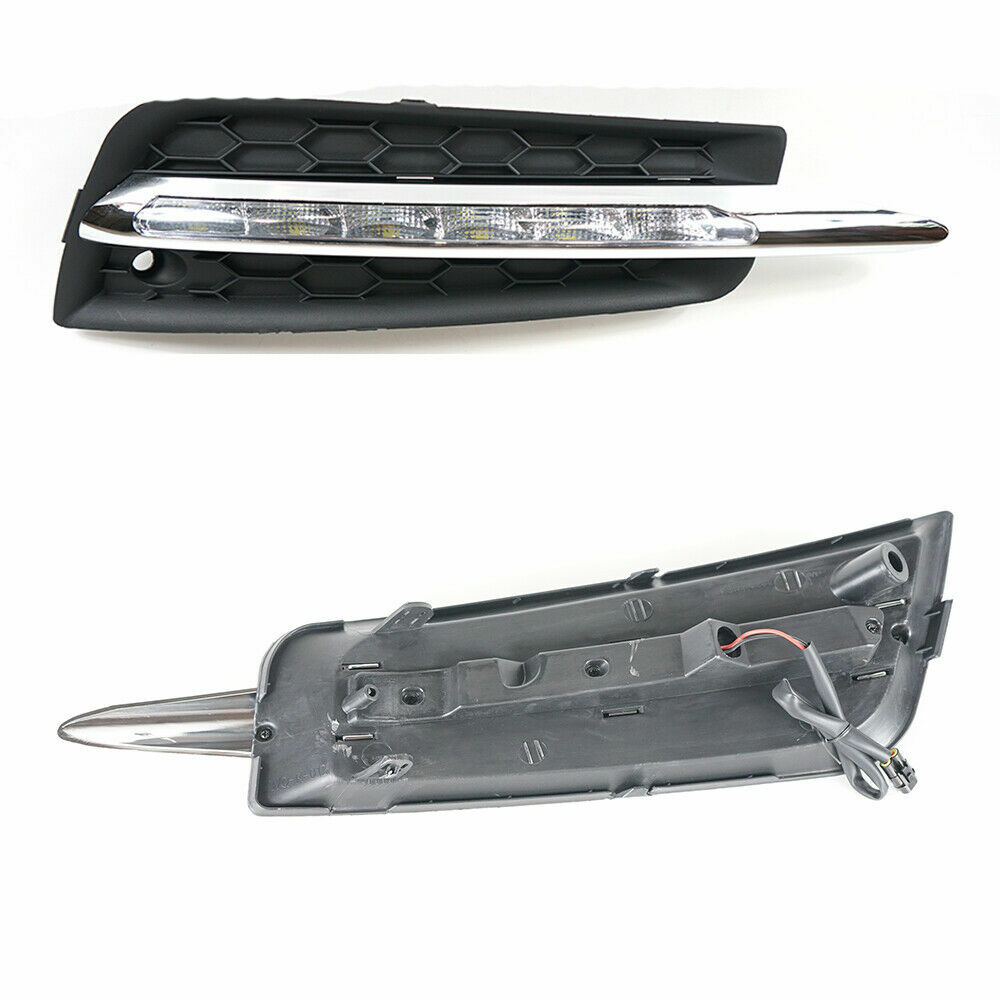 LED Fog Lights Kit For Chevy Cruze 2009-2013 - DRL Bezel Pair, Easy Install