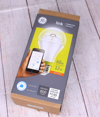 GE Link Connected LED A19 Light Bulb 60W Soft White Wink Hub Required NEW