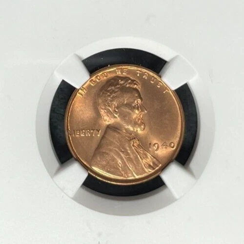1940 LINCOLN WHEAT CENT ~ NGC MS 67 RD ~BEAUTIFUL COIN~