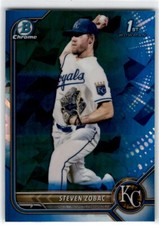 2022 Bowman Draft Chrome Sapphire #BDP-101 Steve Zobac VG
