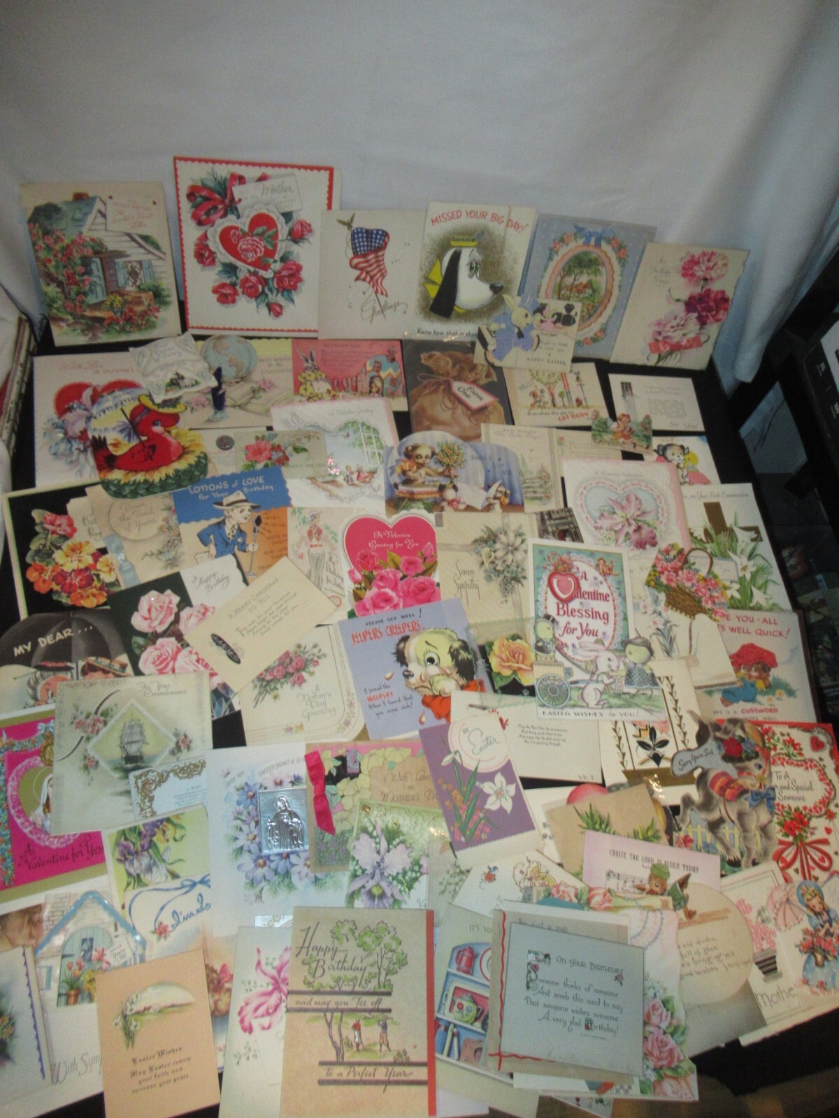 85 Cards Vintage Holiday Greeting Card Lot Christmas & More (M750) eBay