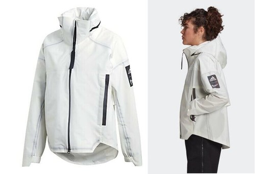Adidas Myshelter Parley RAIN.RDY Jacket White XL - Womens Hiking Jackets