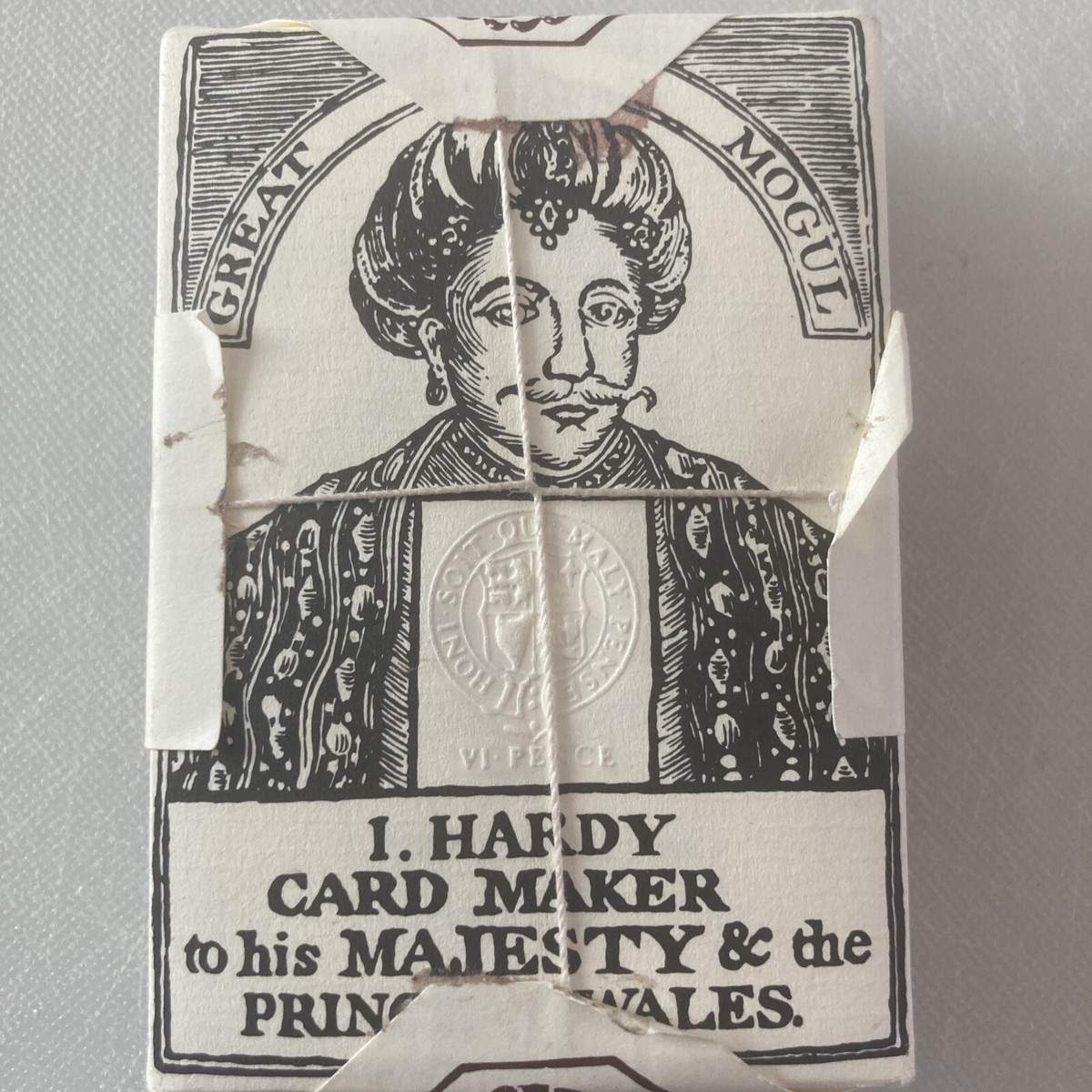 Hardy Card Maker to His Majesty & the Prince of Wales Great Mogul