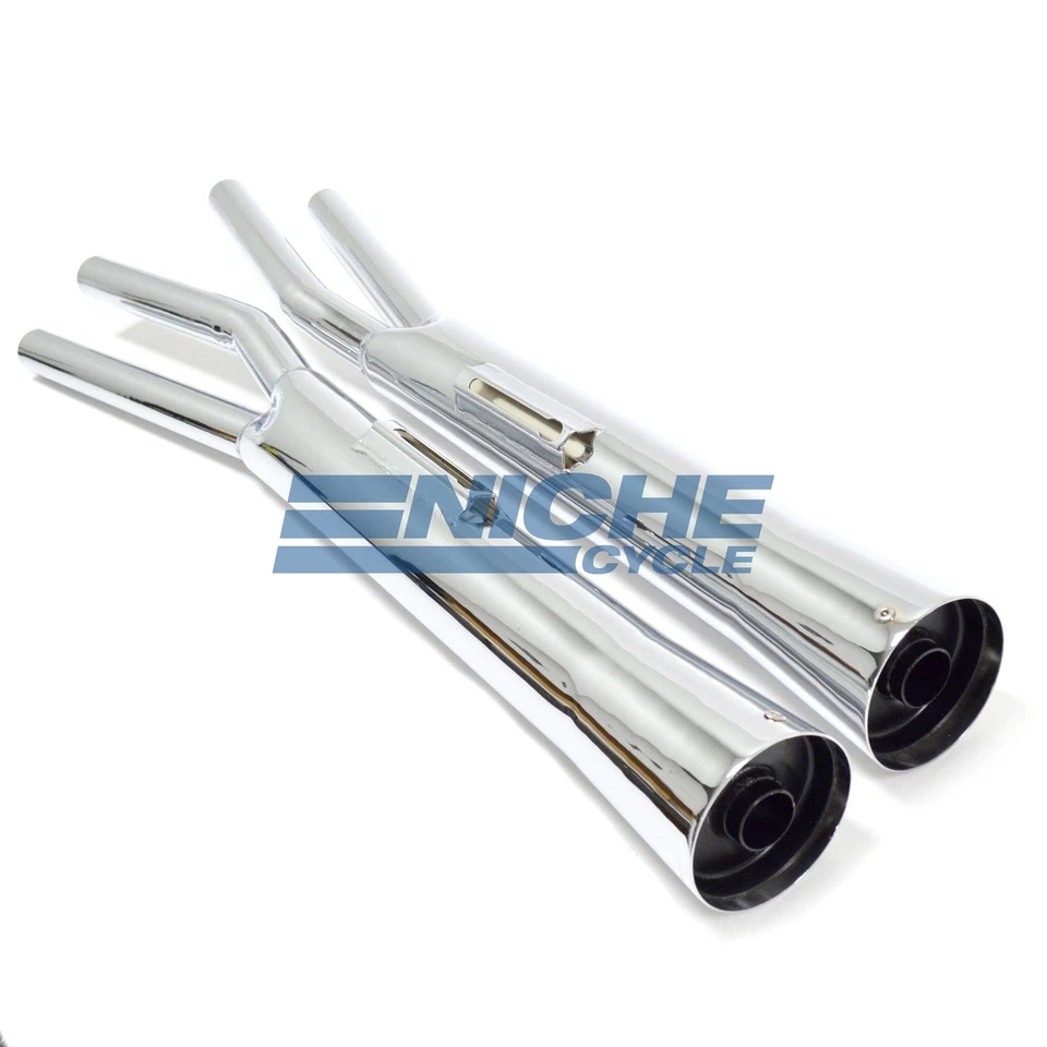Silenciadores de escape cromados cónicos cromados para moto Honda CB650 rendimiento personalizado Foto 2 de 4