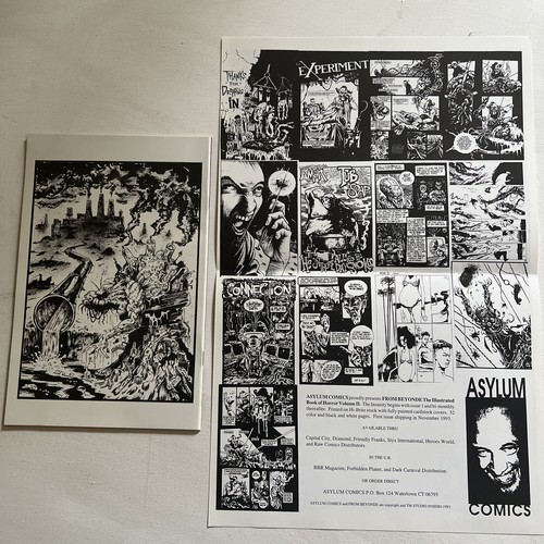 From Beyonde 1 Early Al Columbia Nm/M w/ rare poster signed by Frank Forte 90s - Picture 13 of 13