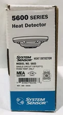 System Sensor 5603 Heat Detector, 135F Fixed Temp, Single-Circuit