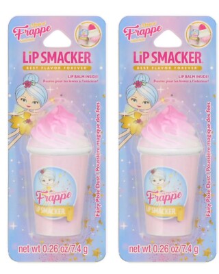 2 Pack Frappe Collection FAIRY PIXIE DUST Lip Smacker Lip Balm 0.26 oz/ea
