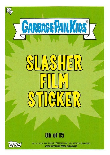 GARBAGE PAIL KIDS REVENGE OF OH, THE HORROR-IBLE PICK-A-CARD 2019 BASE STICKERS - Picture 373 of 401