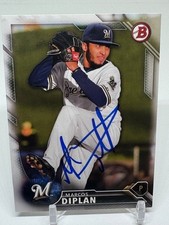 2016 Bowman Draft SIGNED Marcos Diplan BD-169 