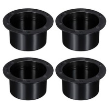 4pcs 3" Duct Connector Flange Exhaust Hose Flange ABS Round Ventilation