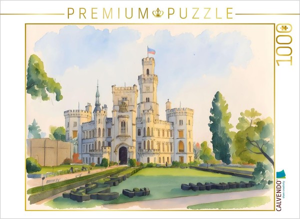 Calvendo Puzzle Schloss Frauenberg | 1000 Teile Lege-GrößE 64 × 48 Cm Foto-Puzzl-image