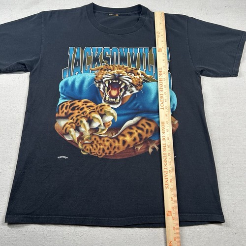 Camisa De Colección Nuez moscada Jaguars Para Hombres XL NFL Fútbol Años 90 Doble Cara Gráfico Rara - Imagen 8 de 9