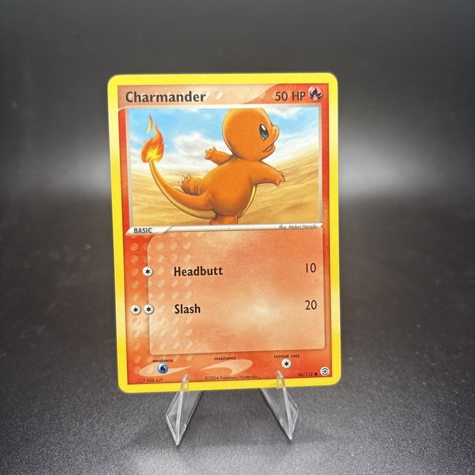 Charmander 58/112 Common FireRed & LeafGreen Pokémon Card Near Mint NM -c