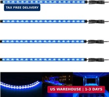 Boat Led Strip Lights, 4 Pcs 24'' Marine Interior Courtesy Deck Navigation Light