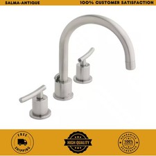 Glacier Bay Dorset 8 in Widespread Double Handle High Arc Bathroom Faucet Brushe