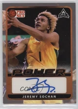 2021-22 Leaf Pro Set Power Base Auto Jeremy Sochan #BA-JS3 Auto