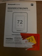 Inteligentny termostat Honeywell Home T9 z czujnikiem pokojowym RCHT9610WFSW Nowy ZAPIECZĘTOWANY