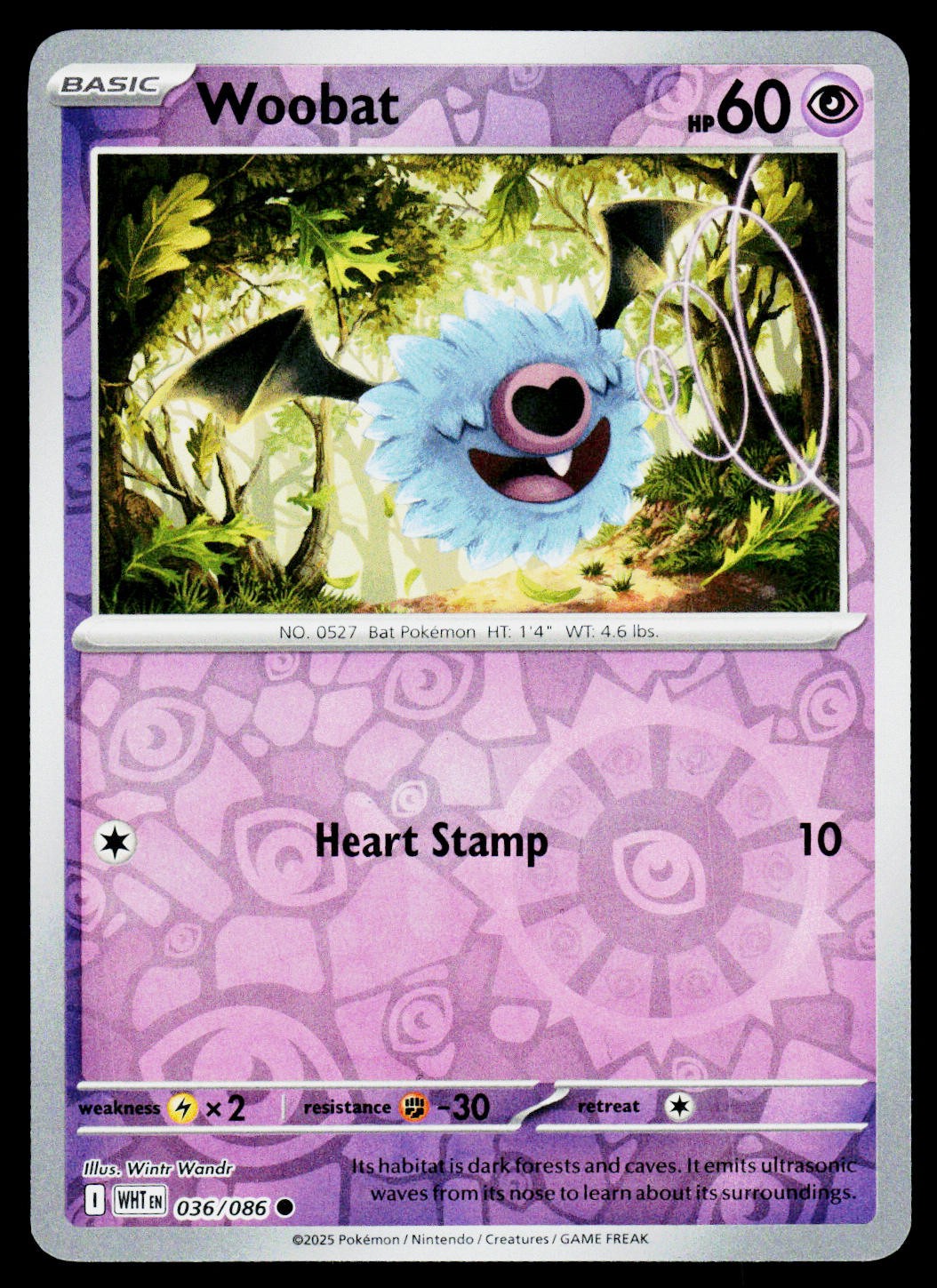 Woobat #036/086 SV: White Flare