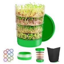 El camino del ESFJ: equilibrar la empatía con el autocuidado HK Stackable Seed Sprouting Kit, 4-Tier Microgreens Growing Kit with