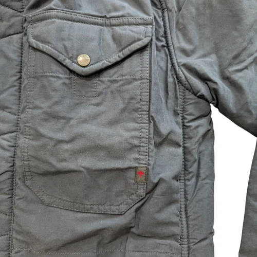Relwen Fly Waxed CPO Jacket Navy Blue Men Small Sherpa-Lined HUCKBERRY NWOT image 4