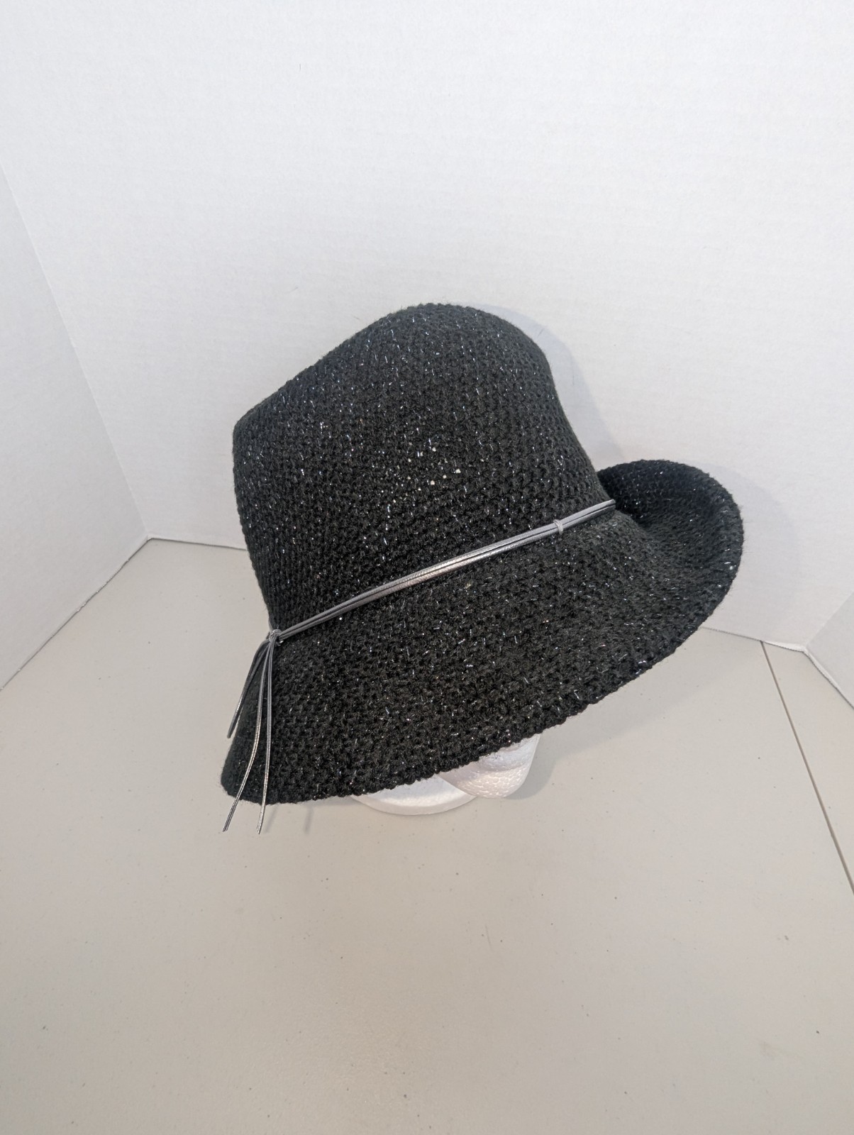 INC International Concepts Packable Black Cloche … - image 2