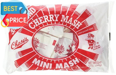 Chase's Mini Mash Cherry Mash Candy 12 Oz Bag Cherry Chocolate Peanut Fresh