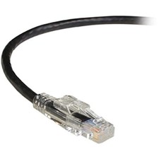 Black Box GigaTrue 3 CAT6 550-MHz Lockable Patch Cable UTP , Black, 6-ft.