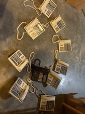 Business office landline desktop phones with intercom and multi line capacity