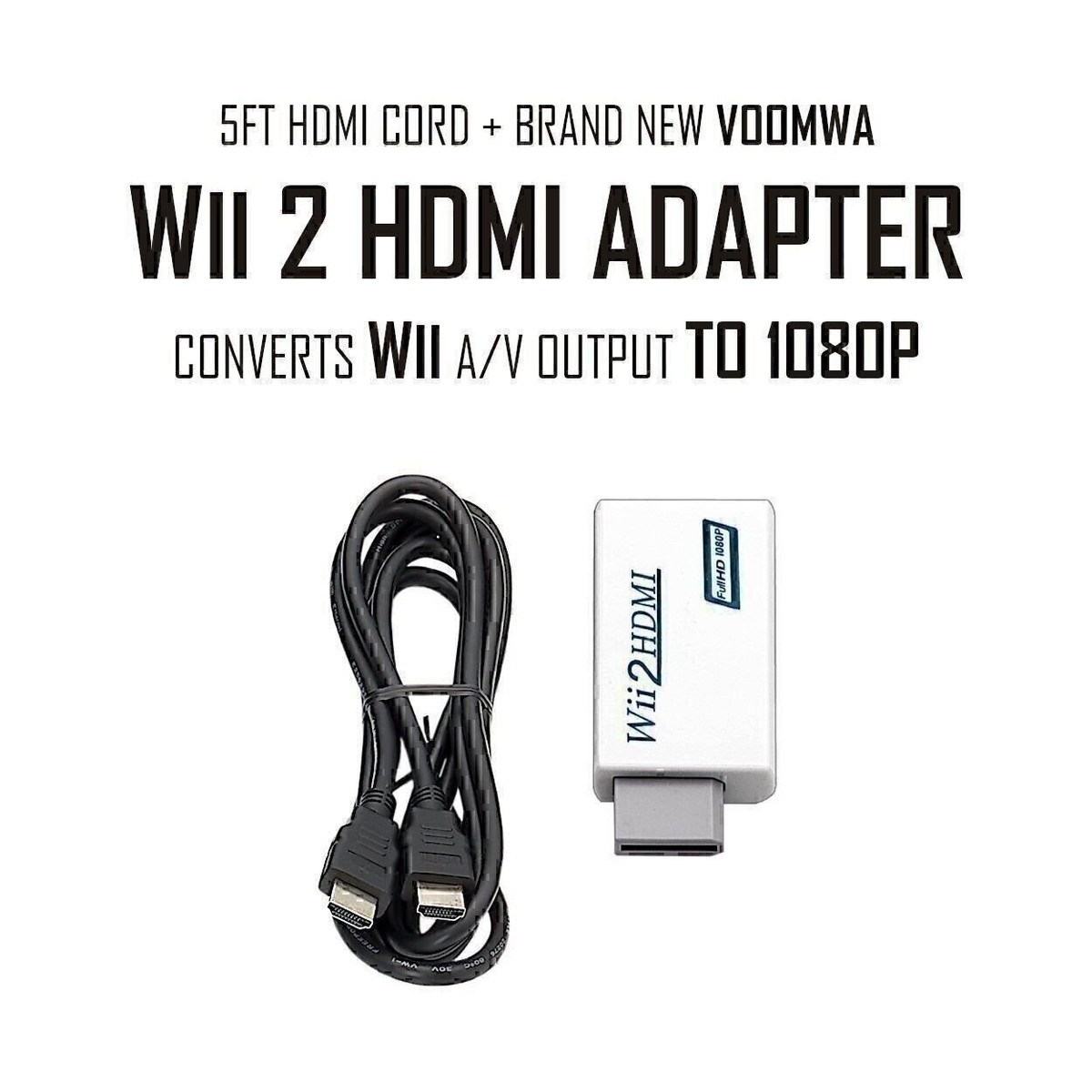 Nintendo Wii Console HD + Pick 1-4 Voomwa Remotes, Wii