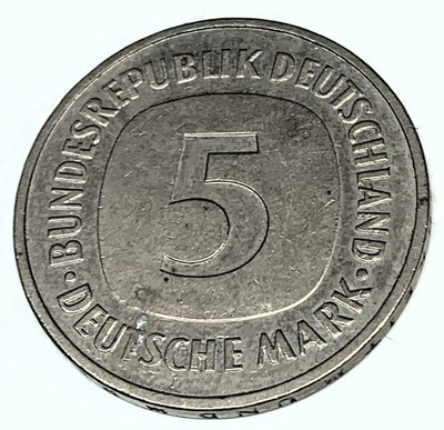 # C1404    GERMANY   COIN,     5    MARKS     1983-G