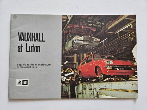 VAUXHALL AT LUTON 24 PAGES BROCHURE 1977