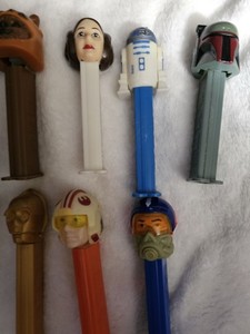 Vintage Star Wars PEZ Dispensers - Lot Of 14