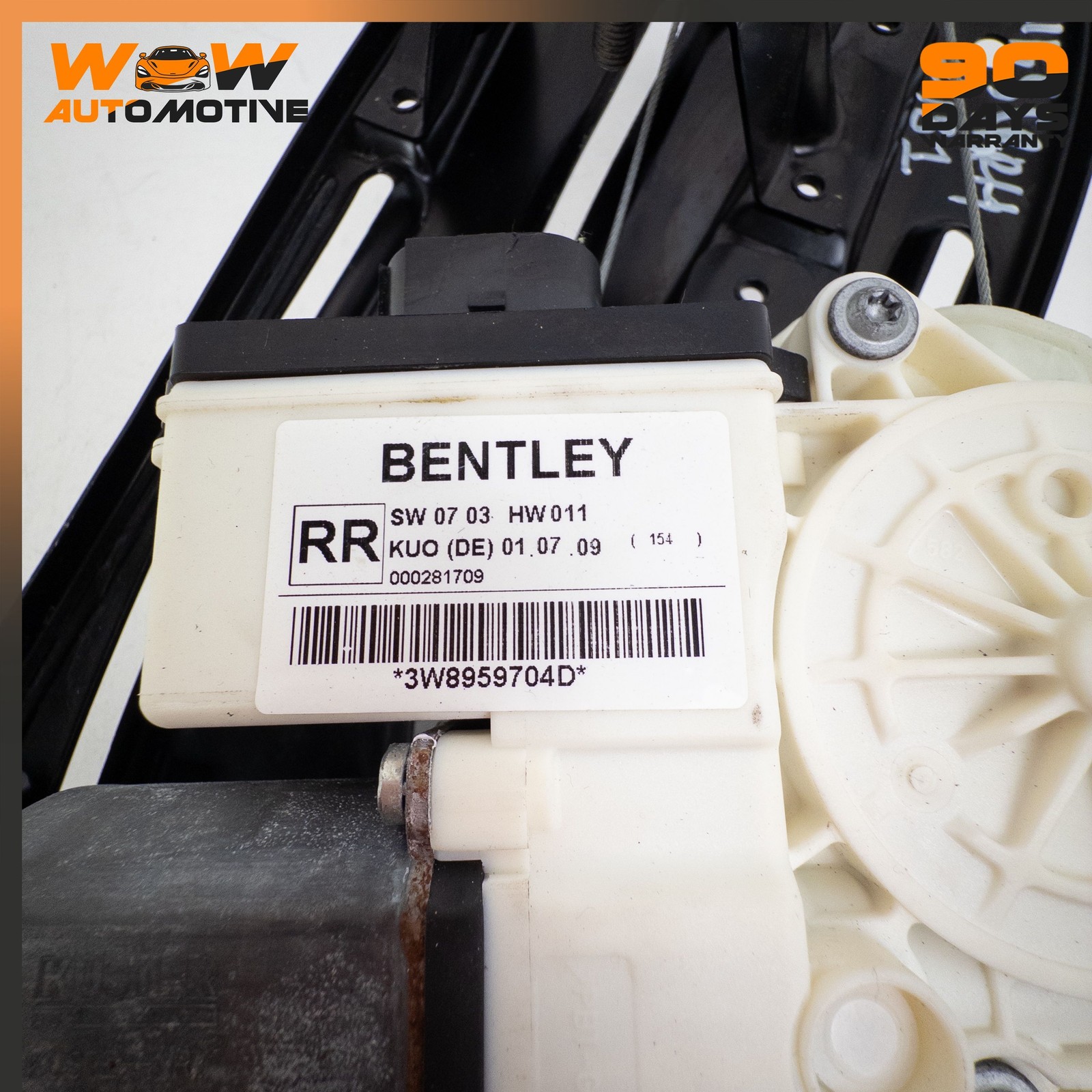 10-17 BENTLEY CONTINENTAL SUPERSPORTS COUPE REAR RIGHT WINDOW REGULATOR MOTOR OE