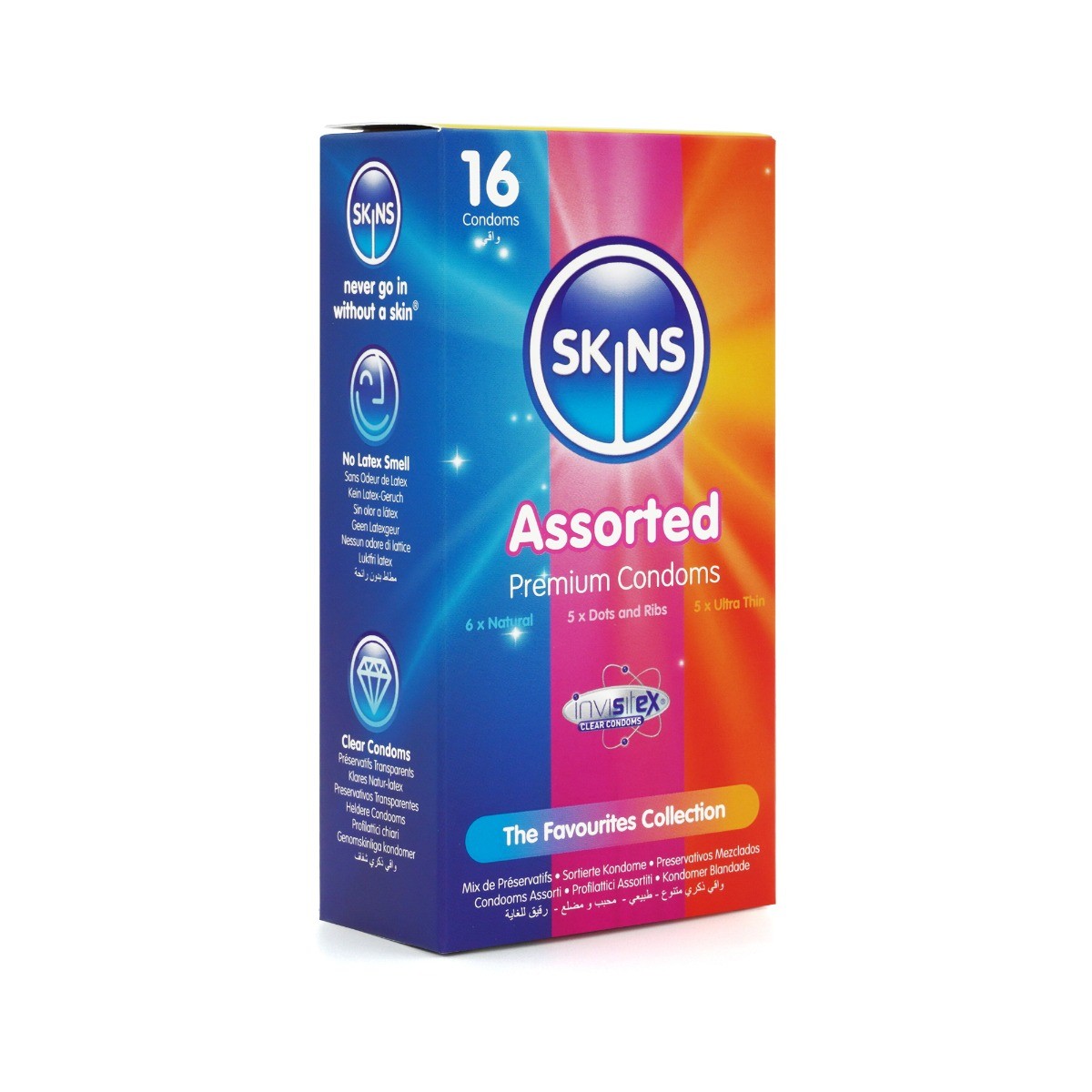Skins Assorted Condoms - 16 Pack Condoms - Condoms For Men - Image 2