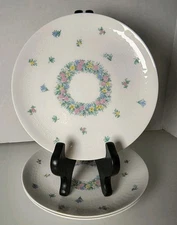 Rosenthal Germany Continental Garland Romance Multicolor Set of 3 Salad Plates 