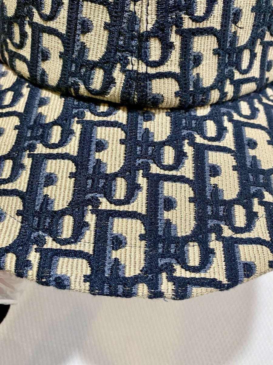 Dior Oblique Baseball Cap Blue White Off | eBay
