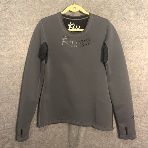 Kutting Weight Sauna Neoprene Shirt Womens Sz XL Gray Black