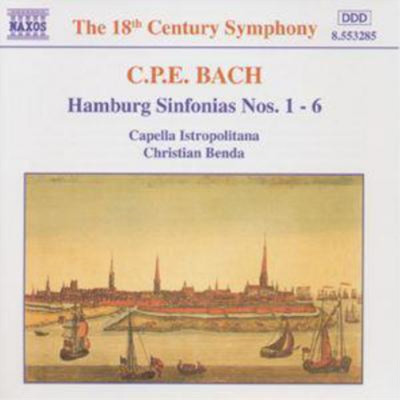 Carl Philipp Emanuel Bach Hamburg Sinfonias (CD) Album