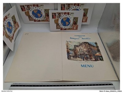 PMAAP3 0232 MENU - Passagierschiff - Compagnie Des Messageries Maritimes - Paris