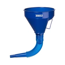 Automotive Flex Funnel with Hose | Wide Mouth Flexible Oil Funnel for Automot...