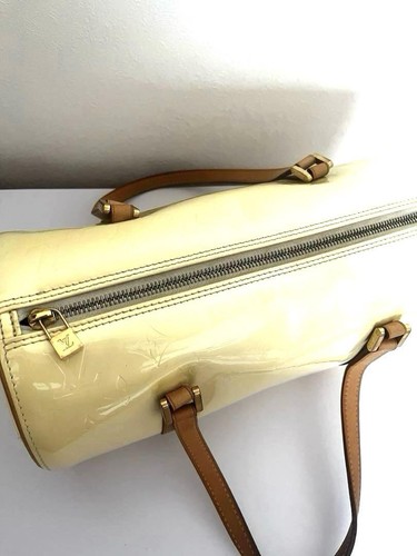 Bolso Papillon Vernis Blanco LOUIS VUITTON con Bolsa Antipolvo Auténtico de Japón - Imagen 13 de 20