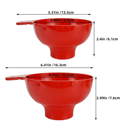  2 Stück Trichter zum Befüllen von Einmachgläsern große Kochflaschen Einmachtrichter - Bild 8 von 12